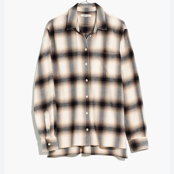 Madewell Oversized Flannel - Picture 1 of 16